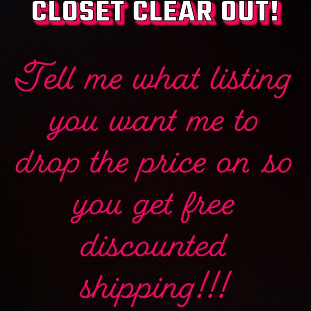 CLOSET CLEAR OUT!